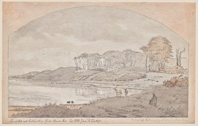 Bosco di Asnæs, baia del fiordo di Kalundborg da Johan Thomas Lundbye