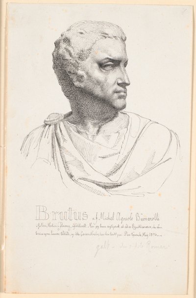 Testa di Bruto da Johan Thomas Lundbye
