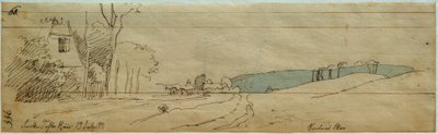La casa del falegname Tofte e la foresta di Vinderöd da Johan Thomas Lundbye