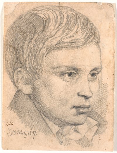 Testa di ragazzo da Johan Thomas Lundbye