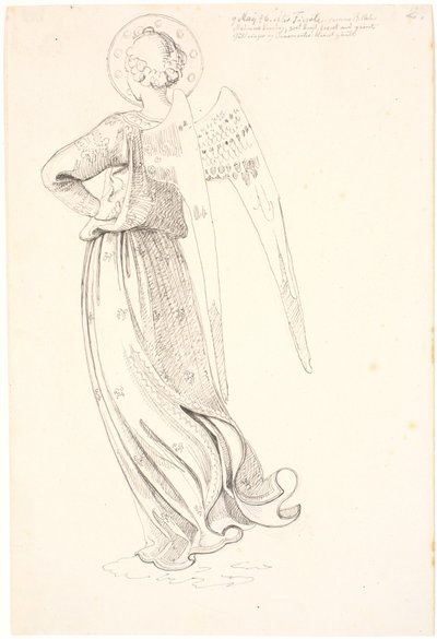 Angelo visto da dietro - dopo Fra Angelico da Johan Thomas Lundbye