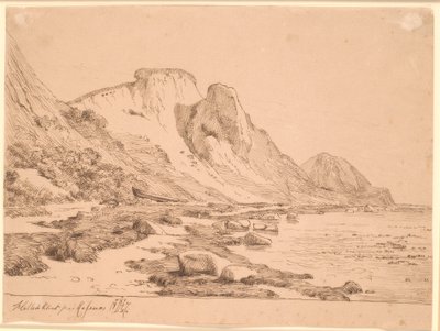 Scogliera di Hellede da Johan Thomas Lundbye