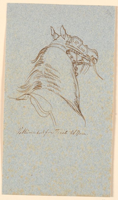 Testa e collo di cavallo Vetturino da Johan Thomas Lundbye