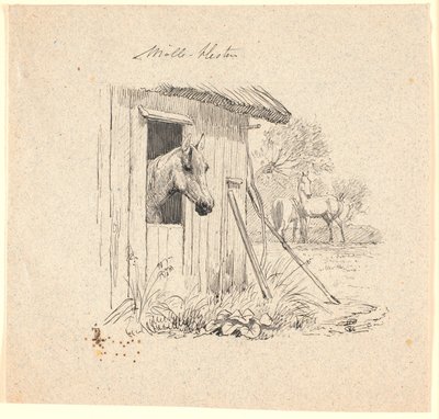 Il cavallo del mulino da Johan Thomas Lundbye