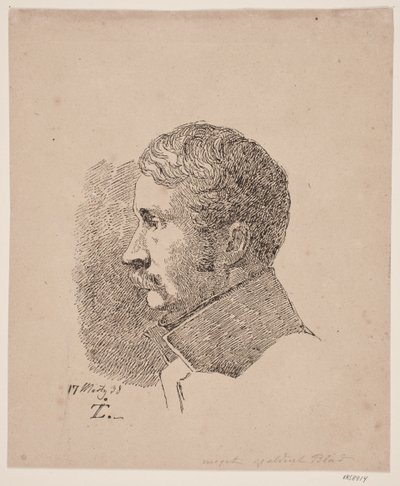 Ritratto di profilo del fratello maggiore dell