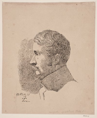 Ritratto di profilo del fratello maggiore dell