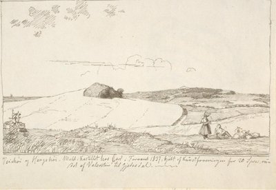 Paesaggio della Selandia. Sullo sfondo Vejrhøj da Johan Thomas Lundbye