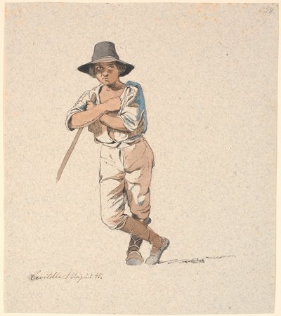 Pastore in piedi da Johan Thomas Lundbye
