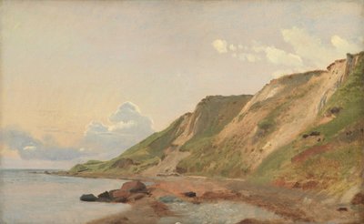 Studio delle scogliere sulla costa sud di Refsnæs da Johan Thomas Lundbye