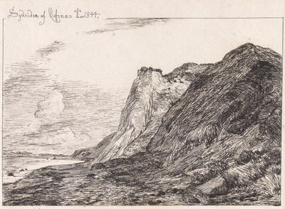 Lato sud di Refsnæs da Johan Thomas Lundbye