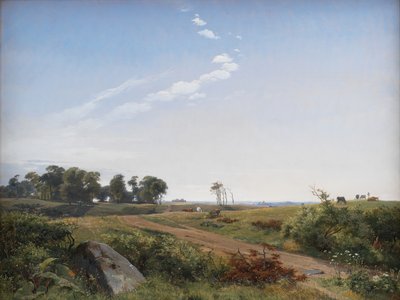 Paesaggio della Zelanda. Campagna aperta nella Zelanda del Nord da Johan Thomas Lundbye