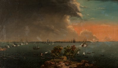 Seconda battaglia russo-svedese di Svensksund il 10 luglio 1790 da Johan Tietrich Schoultz
