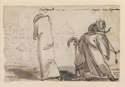 Abildgaard e Sergell visitano Copenaghen da Johan Tobias Sergel