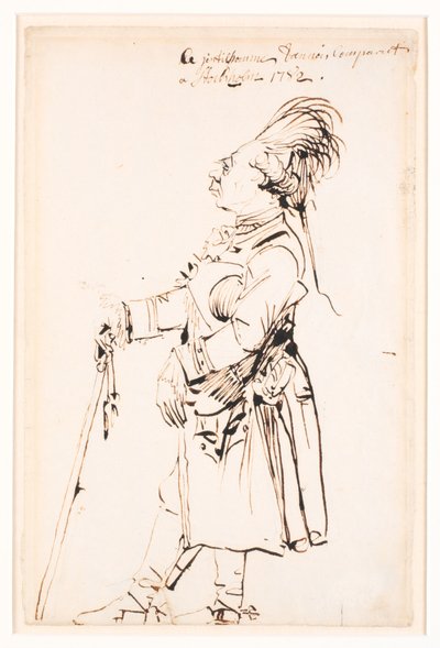 Barone Clemens August von Haxthausen a Stoccolma da Johan Tobias Sergel