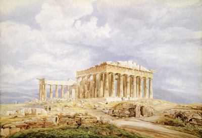 Il Partenone, Atene da Johan Wolfensberger