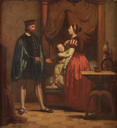Karin Månsdotter, Eric XIV e il figlio Gustav, 1858 da Johan Zacharias Blackstadius