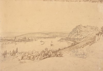 Fortezza di Ehrenbreitstein da Johann Adam Klein