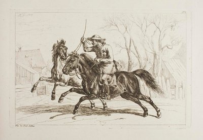 Ungherese a cavallo da Johann Adam Klein