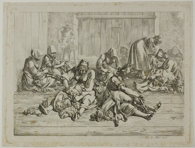Tosatura delle pecore da Johann Adam Klein