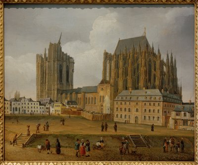 Duomo di Colonia da sud-est da Johann Adolf Lasinsky