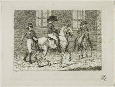 Scuola di equitazione e cavalli da Johann Adolph Darnstedt
