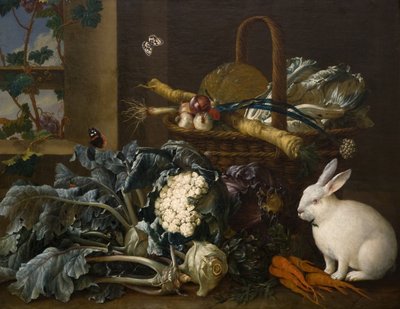 Natura Morta con Coniglio da Johann Amandus Wink