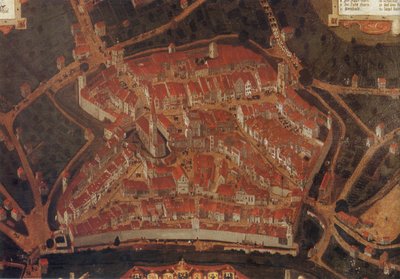 Veduta della città di Wangen (Allgäu); Municipio di Wangen da Johann Andreas Rauch