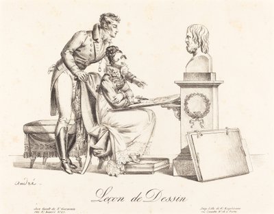 Lezione di disegno da Johann Anton André