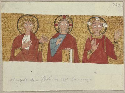 Aus: Sammlung von Umrissen und Durchzeichnungen, Band 1, Blatt 100 da Johann Anton Ramboux