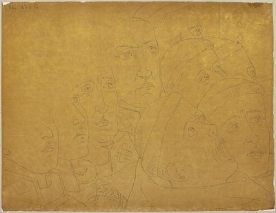 Da: Raccolta di contorni e ricalchi, volume 5, foglio 27 da Johann Anton Ramboux