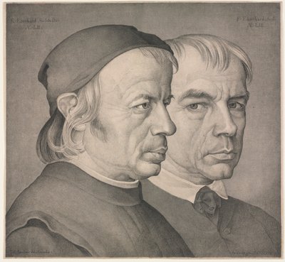I Fratelli Eberhard, 1822 da Johann Anton Ramboux