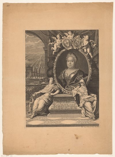 Ritratto di Rosina Elisabeth Bose da Johann August Corvinus