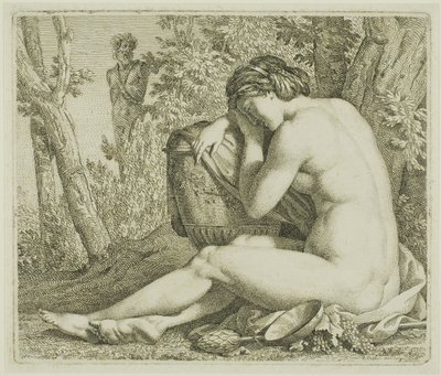 Baccante a riposo da Johann August Nahl II