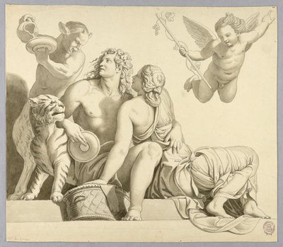 Dioniso e Arianna da Johann August Nahl the Younger