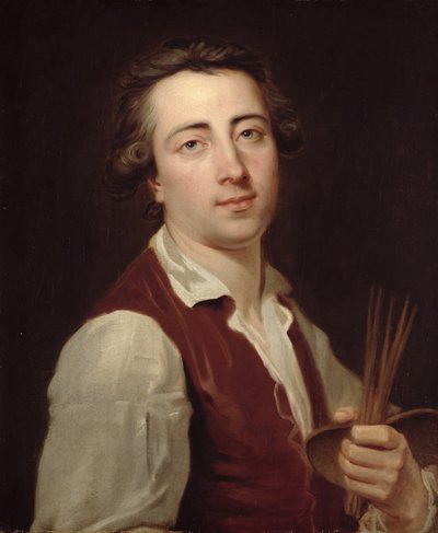 Autoritratto, c.1775-80 da Johann August Nahl the Younger