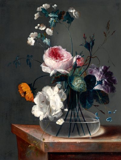 Natura morta con fiori da Johann Baptist Drechsler