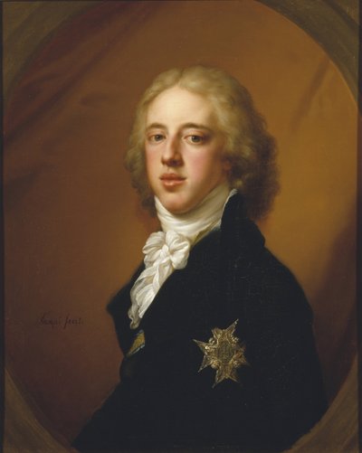 Ritratto di Gustavo IV Adolfo di Svezia da Johann Baptist I Lampi