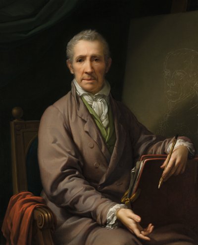 Autoritratto al cavalletto da Johann Baptist Lampi d. Ä.