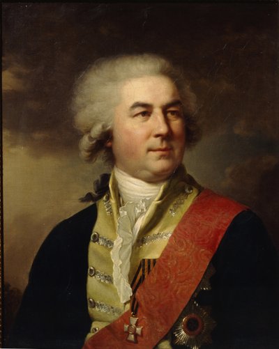 Ritratto del conte Pëtr Zavadovskij da Johann Baptist Lampi the Younger
