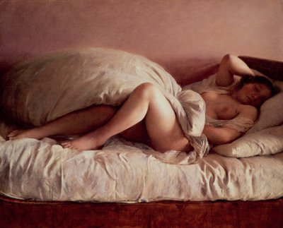 Donna addormentata da Johann Baptist Reiter