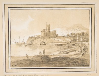 Paesaggio dopo Claude da Johann Baptist Stuntz