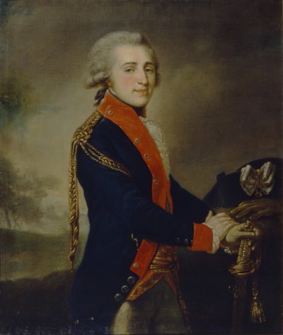 Ritratto del conte Artemy Ivanovich Lazarev 1768-1791, 1790s da Johann Baptist von Lampi the Elder