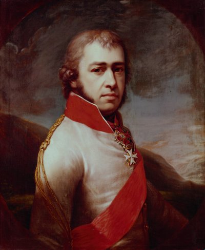 Ritratto del Conte Boris Vladimirovich Golitsyn 1769-1813, 1797 da Johann Baptist von Lampi the Elder