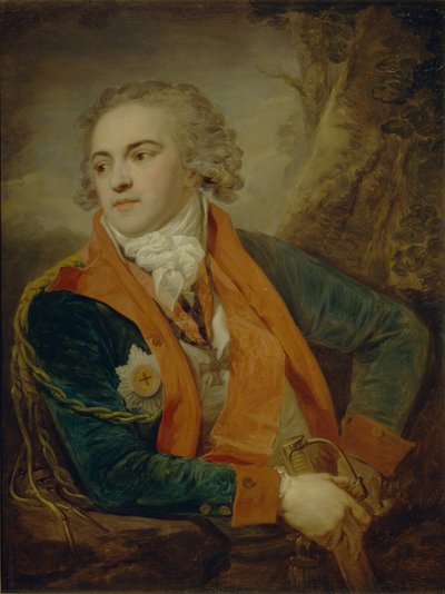 Ritratto del Conte Stepan Stepanovich Apraksin 1757-1827, 1793 da Johann Baptist von Lampi the Elder