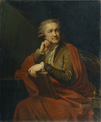Ritratto del principe Alexander Sergeevich Stroganov da Johann Baptist von Lampi the Elder