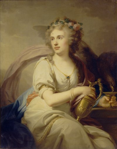 Ritratto della principessa Ekaterina Fyodorovna Dolgorukova 1769-1849 come Ebe da Johann Baptist von Lampi the Elder