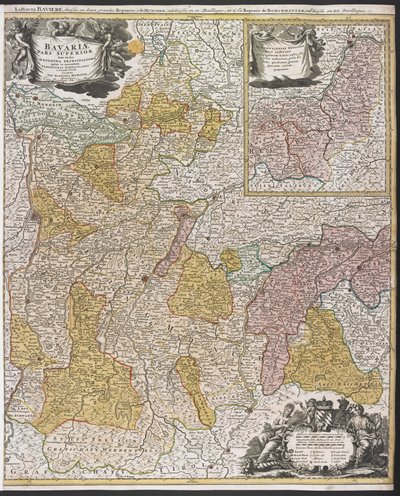 Mappa della Baviera, 
