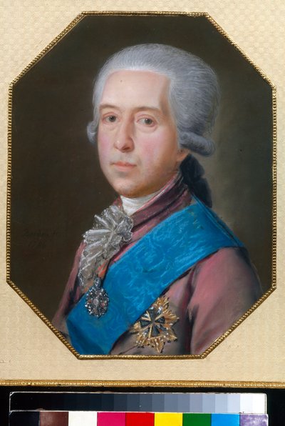 Ritratto del conte Mikhail Mikhailovitch Golitsyne da Johann Bardou