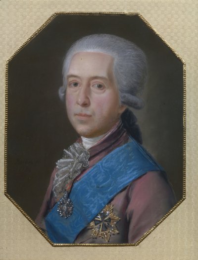 Ritratto del Generale Conte Mikhail Mikhaylovich Golitsyn 1731-1806, 1786 da Johann Bardou