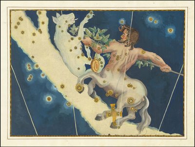 Lupus e Centaurus - Johann Bayer da Johann Bayer